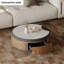 Table basse ronde moderne et minimaliste