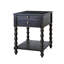 Eric 60.96cm W Traditional Soild Bedside Table with Extendable Tray-121552736