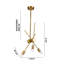 Applique murale spoutnik moderne 3 lumières Kinlaw-29552779