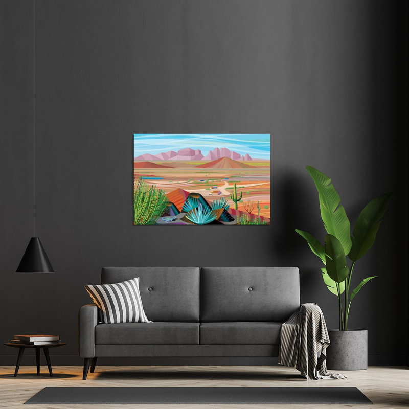 «West of Phoenix» par Charles Harker - impression non encadrée, H 24 po x l 32 po x P 0,25 po