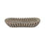 Bol décoratif ovale en marbre ondulé à texture côtelée - Bol décoratif moderne de 40 cm (16 po) idéal pour le bureau, les étagères ou la décoration intérieure-1471965822