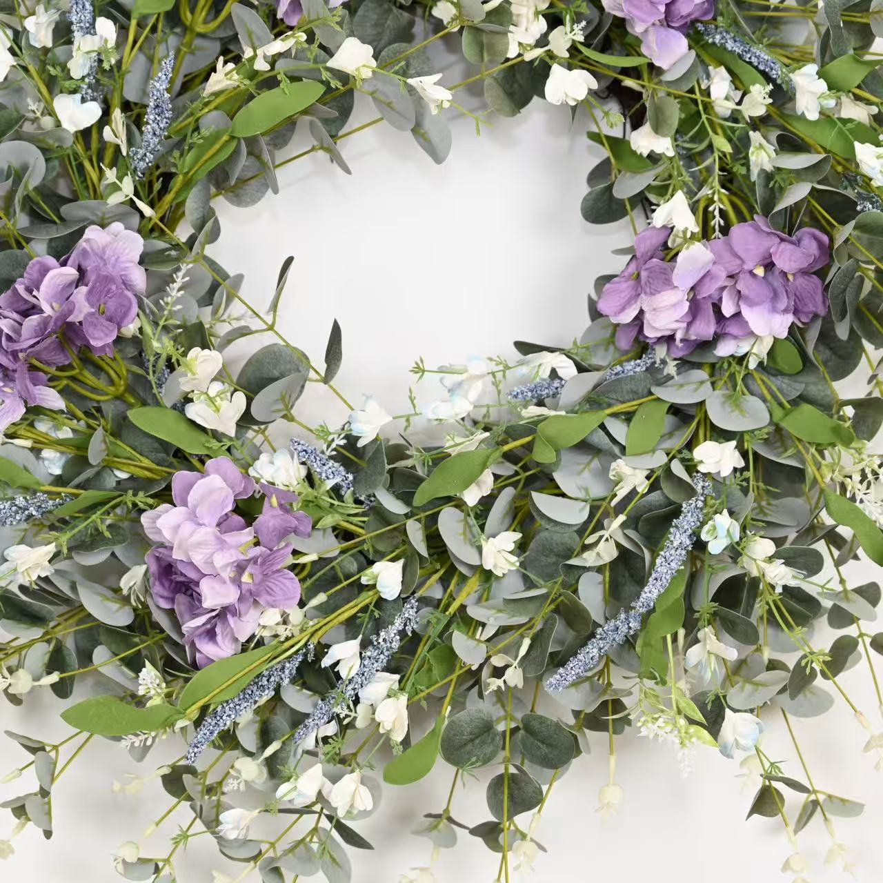 26" Handcrafted Eucalyptus No Holiday Wreath
