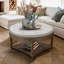 Table basse avec repose-pieds capitonné-1350096389