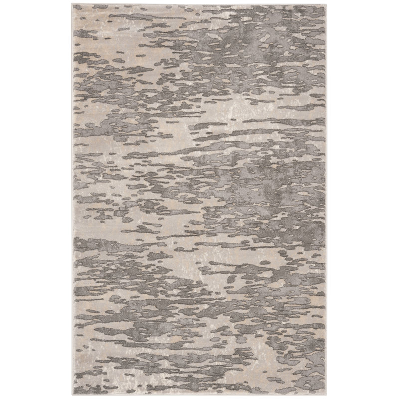 Edvin Performance Abstract Rug, Rectangle 3'3" x 5'