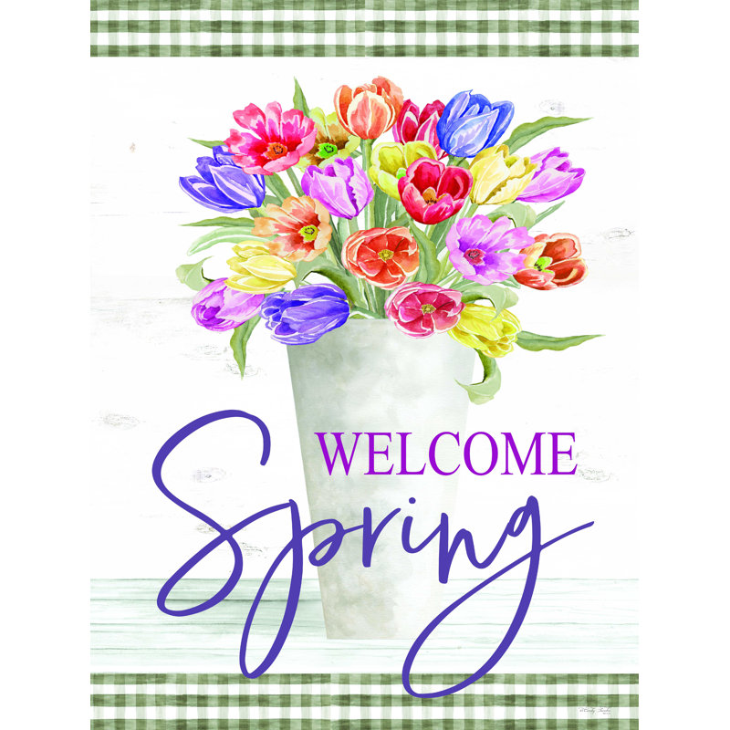 " Welcome Spring " by Cindy Jacobs, 12" W x 16" H