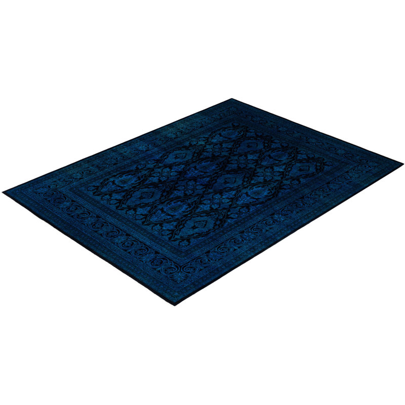 Overdyed One-of-a-Kind 8' 0" X 10' 6" Hand Knotted Area Rug