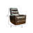 Aki Faux Leather Swivel Recliner-98535164