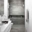  Cosmo 60 - Porte de douche coulissante sans cadre 64 x 77 po en verre trempé transparent 3/8 po-95067249