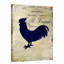 « coq silhouette 2 » par kimberly allen, impression sur toile tendue-20027125