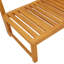 vidaXL Sun Lounger Reclining Oil Natural Solid Acacia wood Outdoor Seating-1617443868