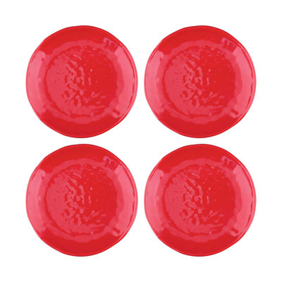 Holiday Red, 6" Melamine Plate S12