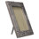 Glass and Faux Leather Single Picture Frame