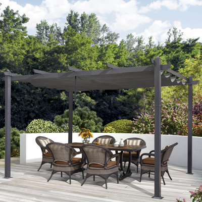 3.65m x 3m Aluminium Pergola