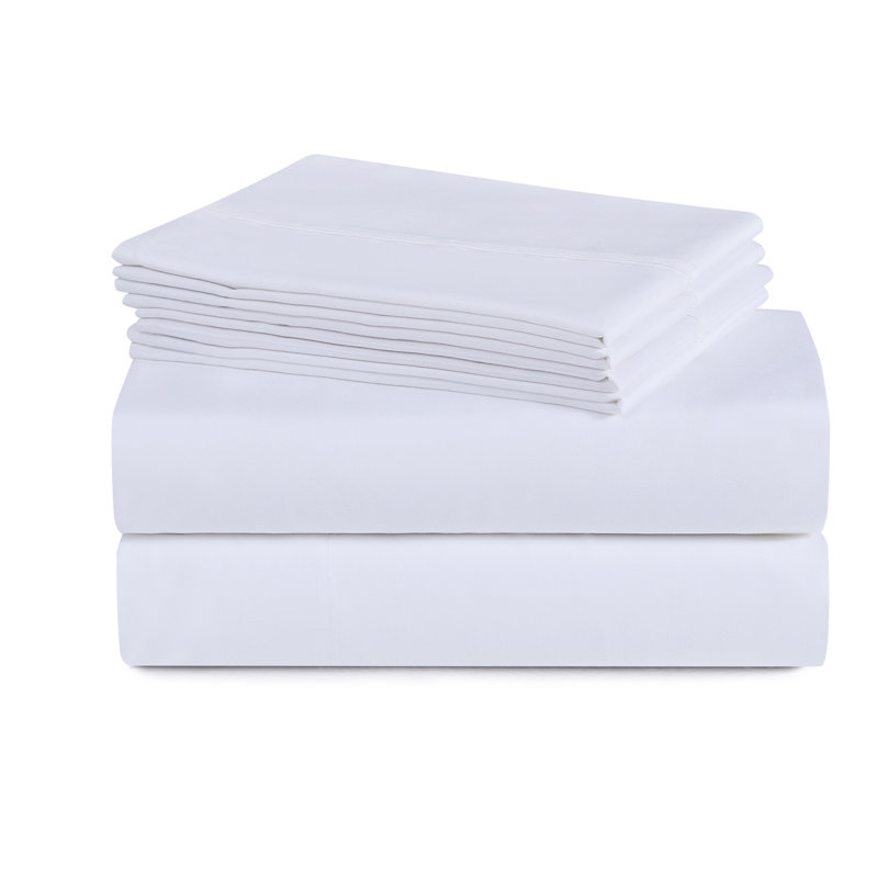 Luxurious Soft Microfiber Sheet Set with Bonus Pillowcases, Twin XL Sheet Set with 2 Pillowcases, White