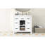 Meuble-lavabo moderne avec lavabo encastré, 2 tiroirs et 2 portes Modern