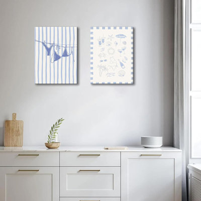 2 Piece Wrapped Canvas Print