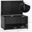 Outsunny Outdoor Deck Box & Shoe Storage, PE Rattan Wicker Towel Rack With Liner For Indoor, Outdoor, Patio Furniture Cushions, Pool, Toys, Garden Tools-810605563