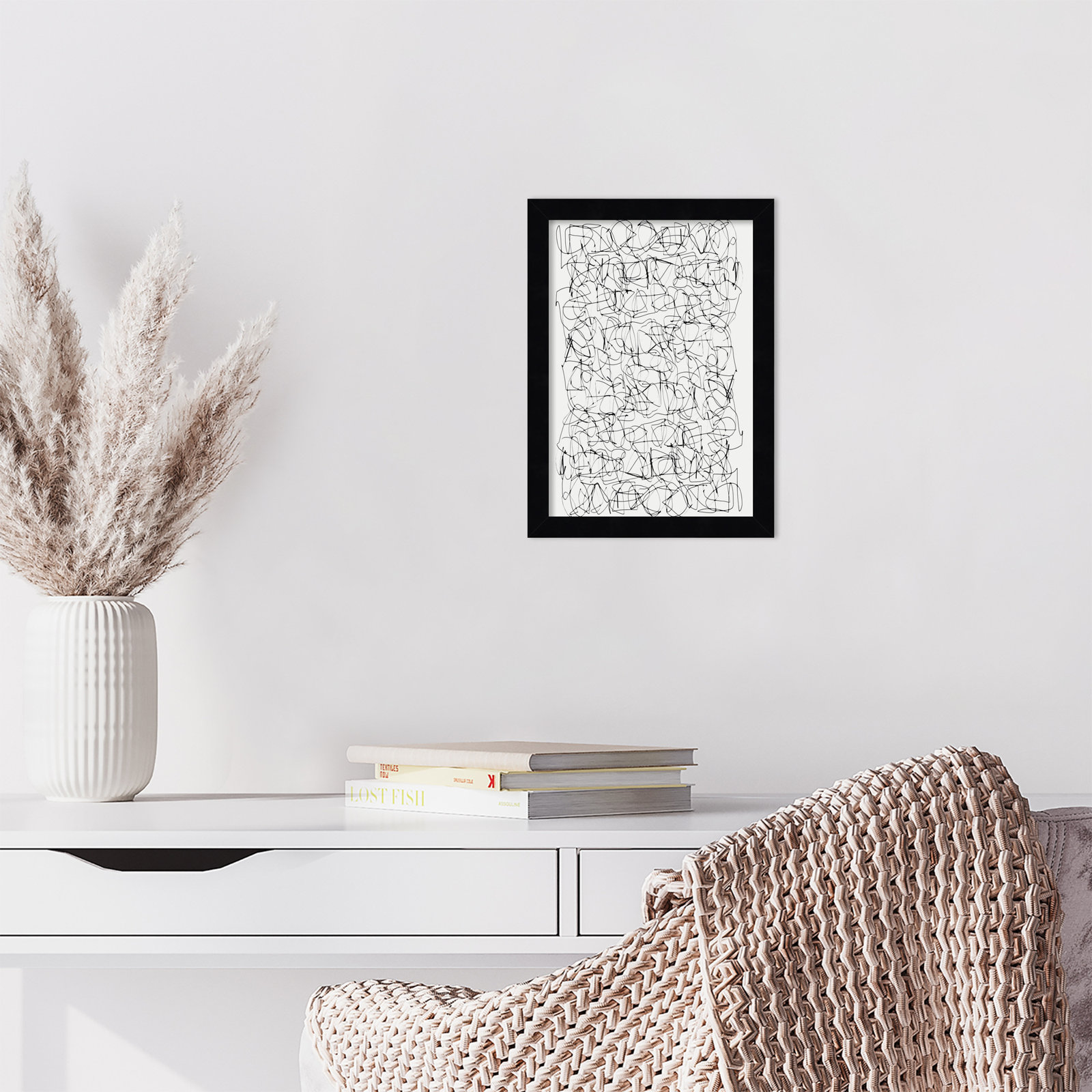 Circuitry by Dan Hobday, Black, 13" H X 10" W
