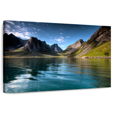 Alvord Lofoten Mountain River Reflection