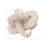 Sculptural Marble Decorative Object with Interlocking Design for Living Room Decor - Modern Home Accent for Coffee Table, or Home Decoration - Ivory-975534205