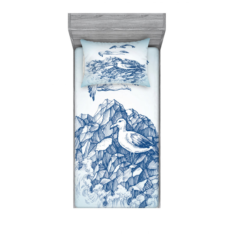 Microfiber Sheet Set, Twin Sheet Set + Fitted Sheet + 1 Pillowcase