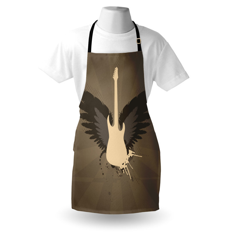 No Pattern Bib Apron