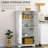 HOMCOM Kitchen Pantry Storage Cabinet