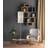 Benas 58'' Satin Steel Column Floor Lamp