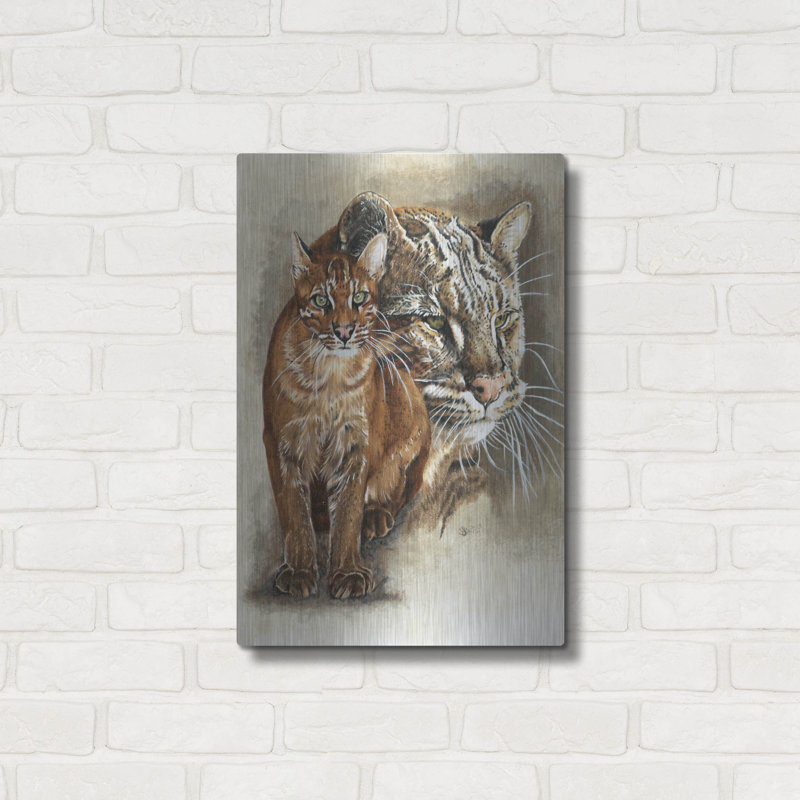 «Asian Golden Cat» par Barbara Keith, H 24 po x l 16 po