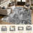 Washable Retro Abstract Rug, Stain Resistant Carpet for High Traffic Areas-129164656