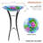 Alverce Glass Birdbath