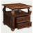 Walnut Wood 2 Drawer Side Table