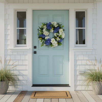 Melva 24 " Handmade Hydrangea Wreath
