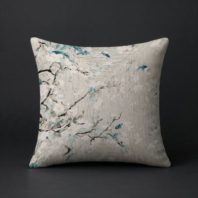 Modern Contemporary Indoor and Outdoor Throw Pillow
