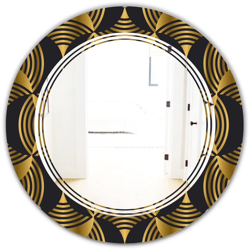 Miroir mural Triple C, H 23,6 po x l 23,6 po, Triple C botanique et fleurs tropicales