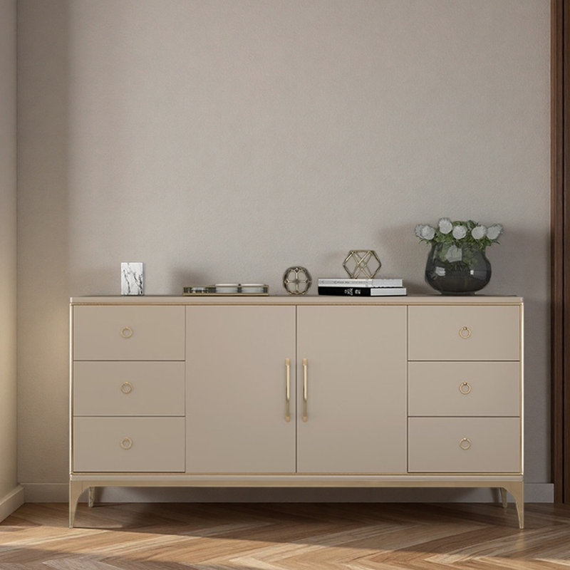 Modern Minimalist Entryway Cabinet, 35.4" H x 63" W x 15.7" D
