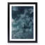 Teal Skies in Abstract - Framed Print-55729628-55729629