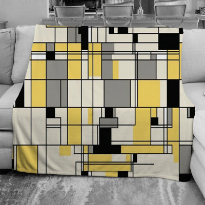 Couverture polaire Gweneviere Mondrian