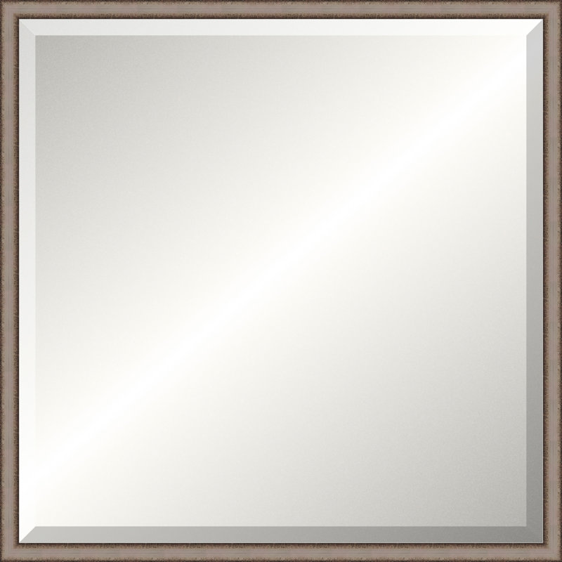 Distressed Silver Legacy Mirror, Small Square