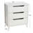 Yume Mid Century Modern Solid Wood Dresser Chest of 3 Drawers-721785182