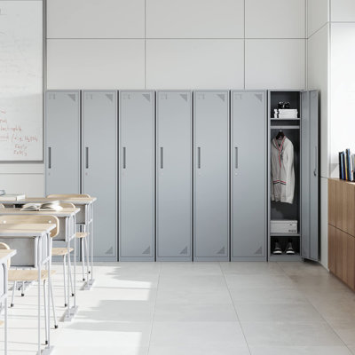 Metal 1 - Tier 15'' Locker with Key