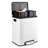 Stainless Steel Step On Multi-Compartment Trash/Recycling Bins - 8 Gallons-88856879