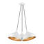 Luminaire suspendu grappe blanc brillant 3 lumières-2035413535