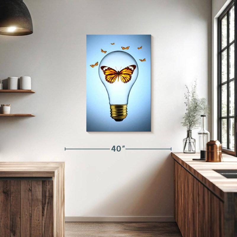 Brampt Butterfly Idea, 36" H x 24" W