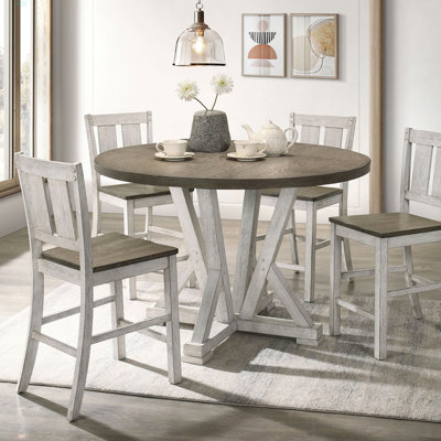 Mobilier de salle à manger à hauteur de comptoir 5 pièces