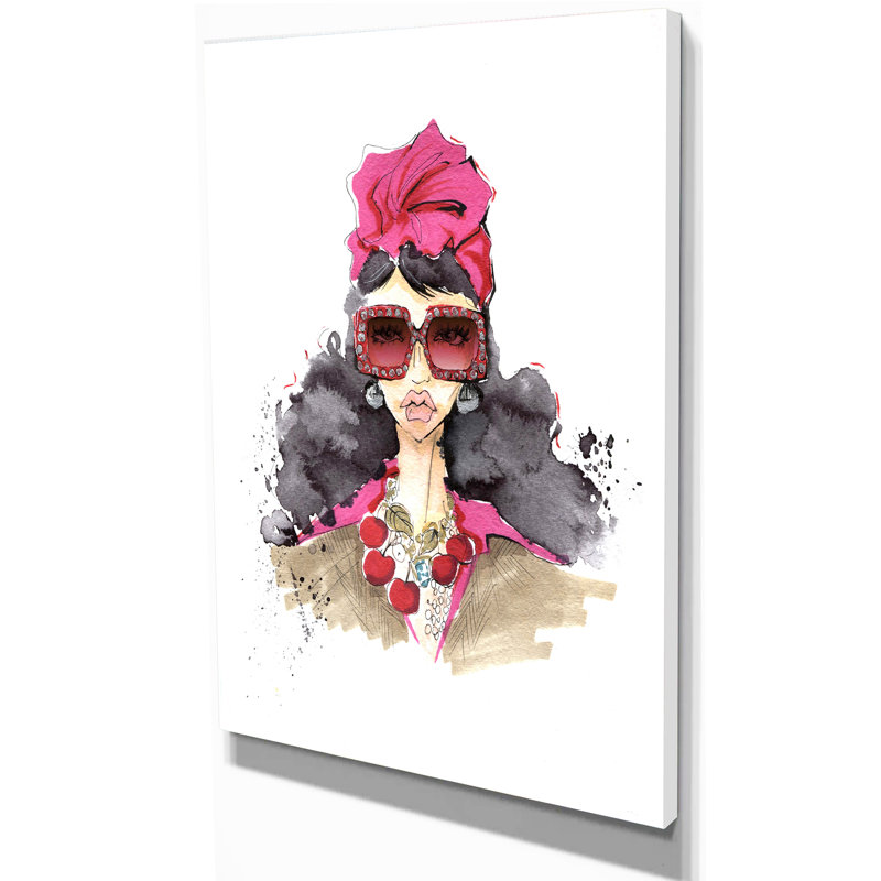 Portrait d’une impression sur toile tendue avec châssis, H 20 po x l 12 po x P 1po