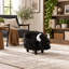 Upholstered Fabric Storage Footstool