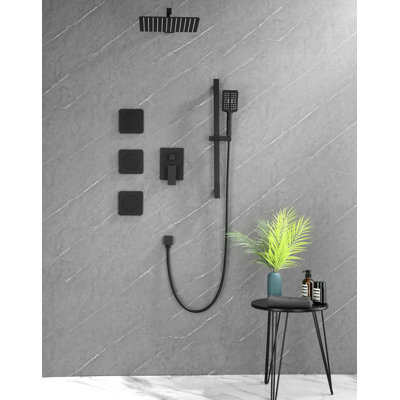 Système de douche complet avec valve brute