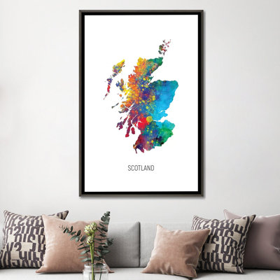 " Scotland Map " by Michael Tompsett