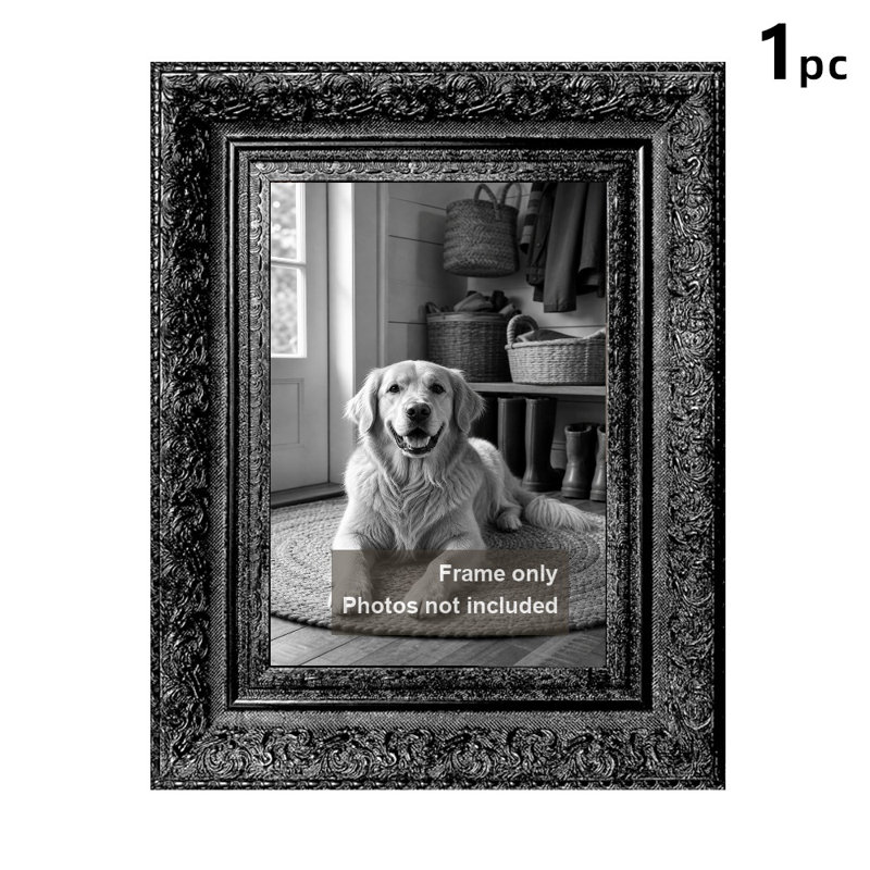 Cadre photo noir classique moderne 1pc pour décor de photos 8 "x 10", Black, 1, 8 po x 10 po